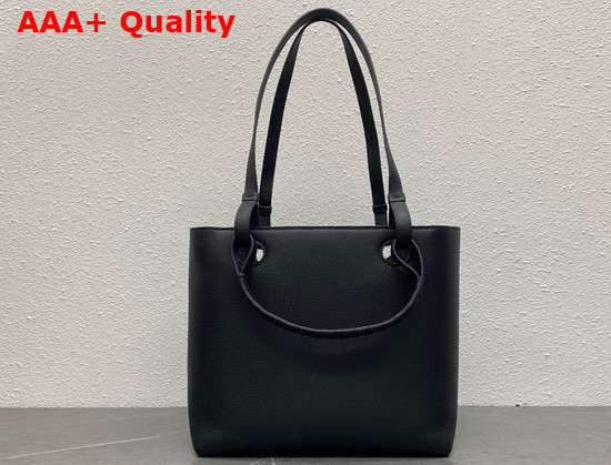 Loewe Small Anagram Tote in Classic Calfskin Black Replica