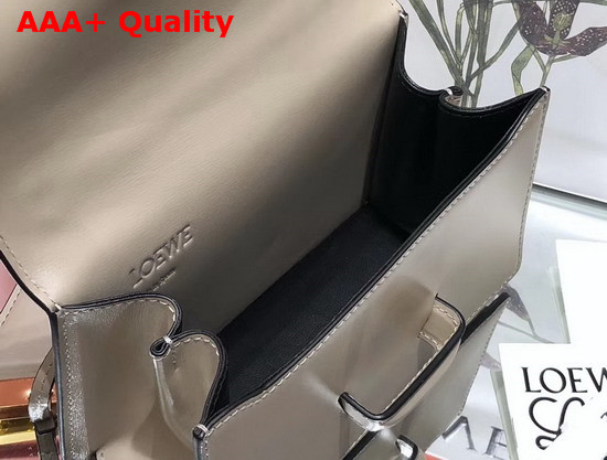 Loewe Small Barcelona Bag in Beige Boxcalf Replica