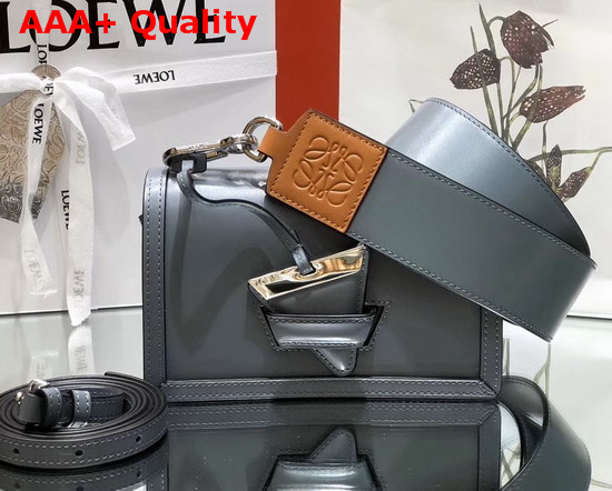 Loewe Small Barcelona Bag in Light Blue Boxcalf Replica