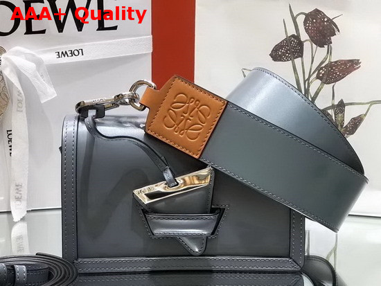 Loewe Small Barcelona Bag in Light Blue Boxcalf Replica