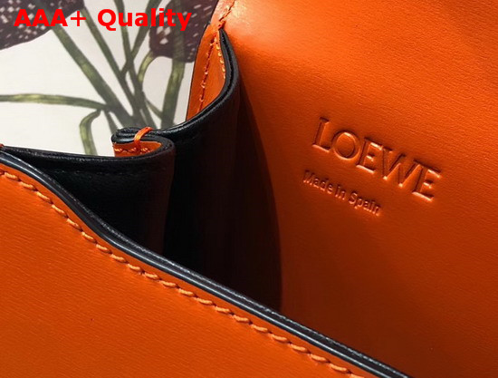 Loewe Small Barcelona Bag in Orange Boxcalf Replica