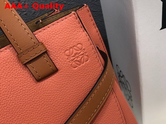 Loewe Small Gate Top Handle Bag in Orange Soft Grained Calf Leather Replica