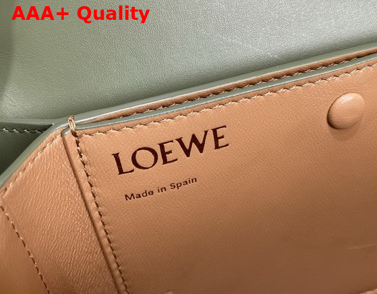 Loewe Small Goya Bag in Silk Calfskin Avocado Green Replica