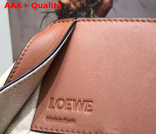 Loewe Small Hammock Bag in Classic Calfskin Peach Pink Milk Replica