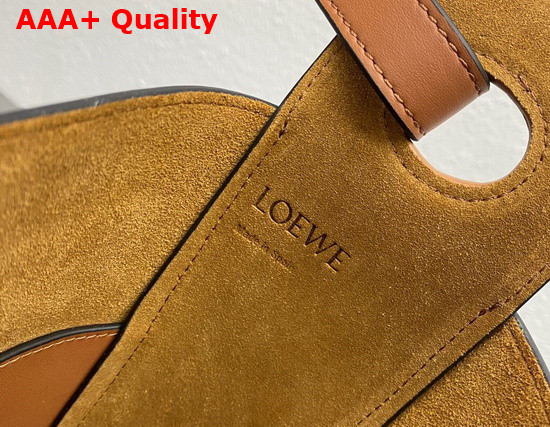 Loewe Small Hobo Anagram Bag in Nappa Calfskin Tan Replica