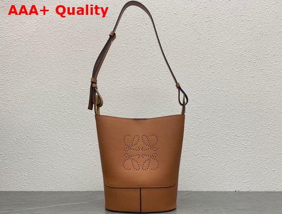 Loewe Small Hobo Anagram Bag in Nappa Calfskin Tan Replica