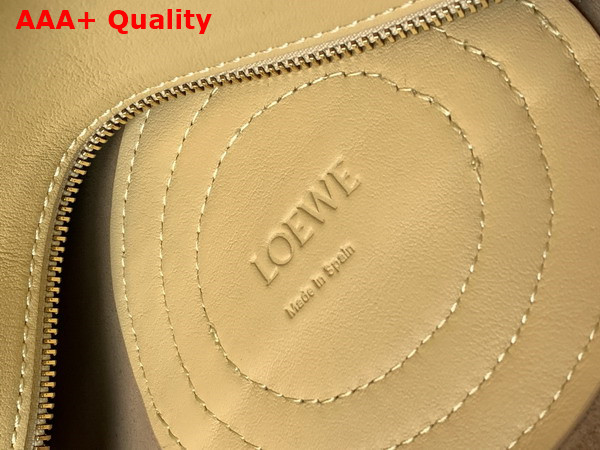 Loewe Small Paseo Bag in Clay Green Shiny Nappa Calfskin Replica