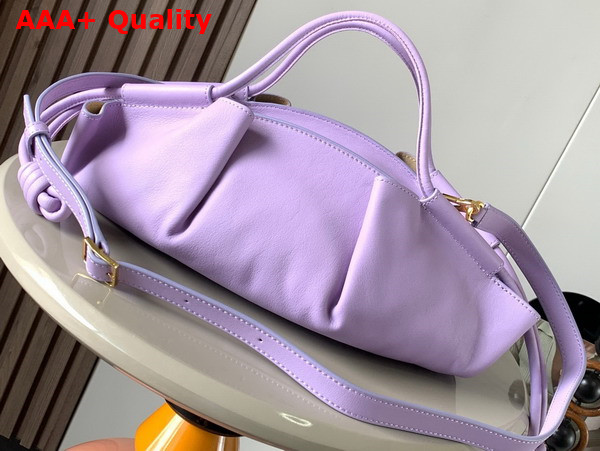 Loewe Small Paseo Bag in Light Purple Shiny Nappa Calfskin Replica