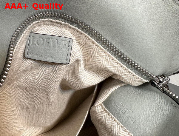 Loewe Small Puzzle Bag in Classic Calfskin Ash Grey Light Celadon Replica