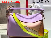 Loewe Small Puzzle Bag in Classic Calfskin Mauve Soft Apricot Replica