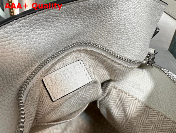 Loewe Small Puzzle Bag in Soft White Soft Grained Calfskin Replica