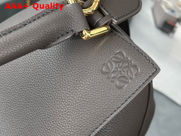 Loewe Small Puzzle Edge Bag in Dark Grey Soft Grained Calfskin Replica