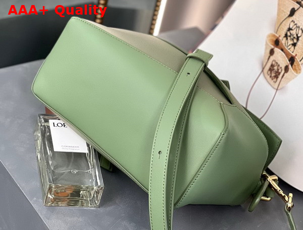 Loewe Small Puzzle Edge Bag in Degrade Nappa Calfskin Light Green Replica