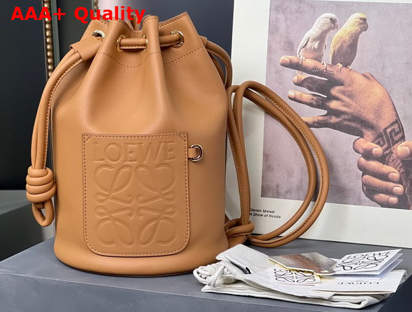 Loewe Small Sailor Bag in Nappa Calf Warm Desert Replica