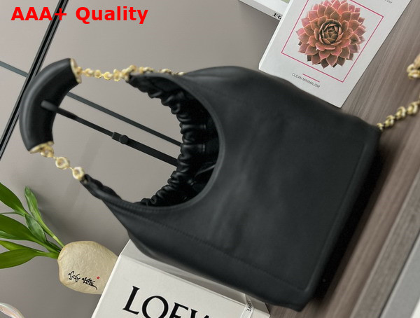 Loewe Small Squeeze Bag in Black Nappa Lambskin Replica