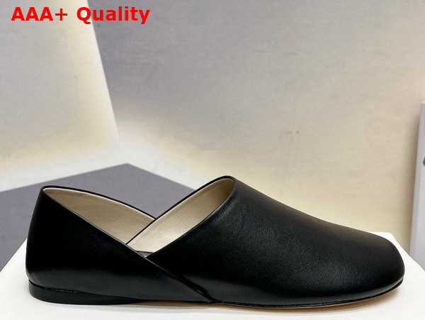 Loewe Toy Slipper in Black Goatskin Replica