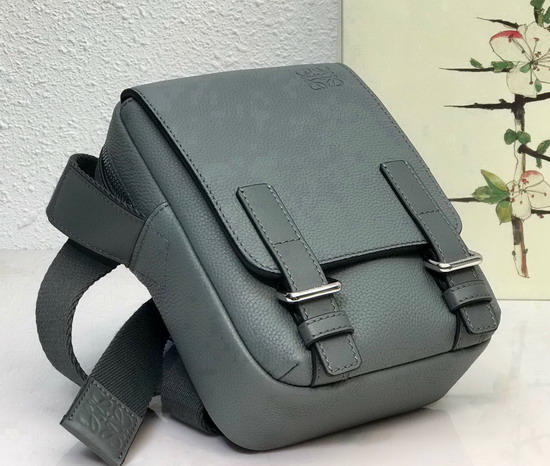 Loewe XS Military Crossbody in Soft Grained Calfskin Anthracite Replica