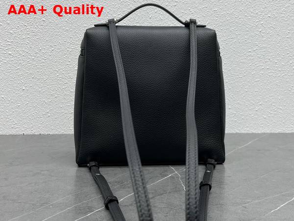 Loro Piana Extra Pocket Backpack in Black Calfskin Replica