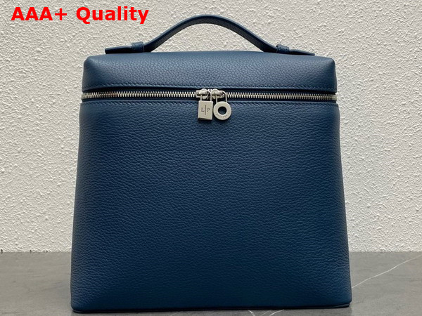 Loro Piana Extra Pocket Backpack in Blue Calfskin Replica