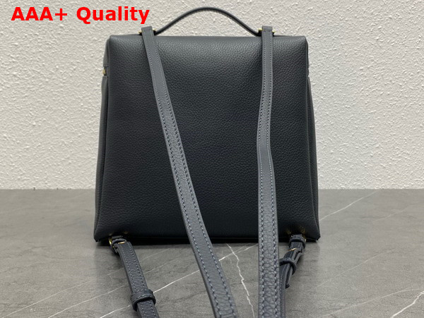 Loro Piana Extra Pocket Backpack in Midnight Blue Calfskin Replica