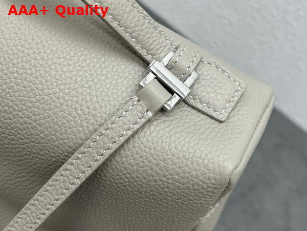 Loro Piana Extra Pocket Backpack in Pearl Grey Calfskin Replica