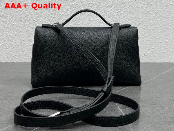 Loro Piana Extra Pocket L19 Pouch in Black Calfskin Replica