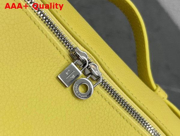 Loro Piana Extra Pocket L19 Pouch in Lemon Yellow Calfskin Replica