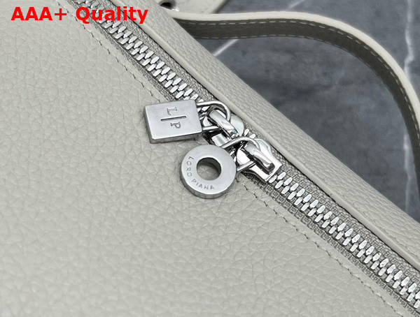 Loro Piana Extra Pocket L19 Pouch in Pearl Grey Calfskin Replica