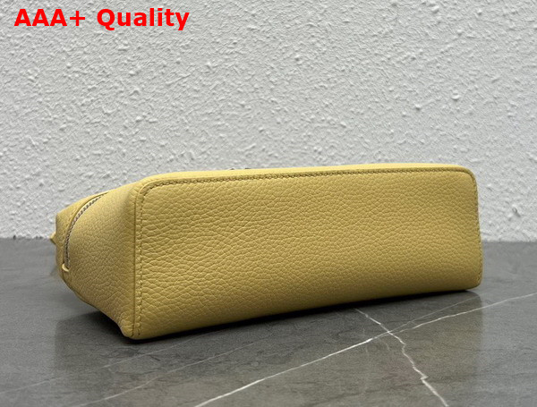 Loro Piana Extra Pocket L19 Pouch in Yellow Calfskin Replica