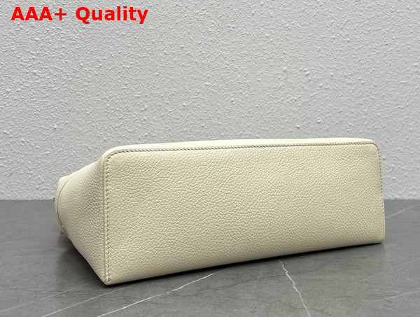 Loro Piana Extra Pocket Pouch L27 in White Calfskin Replica