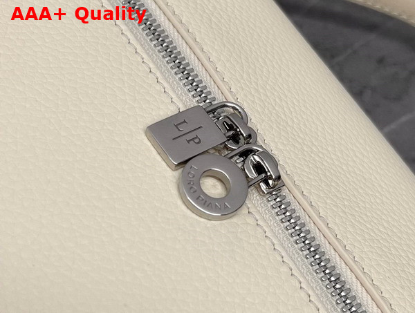 Loro Piana Extra Pocket Pouch L27 in White Calfskin Replica