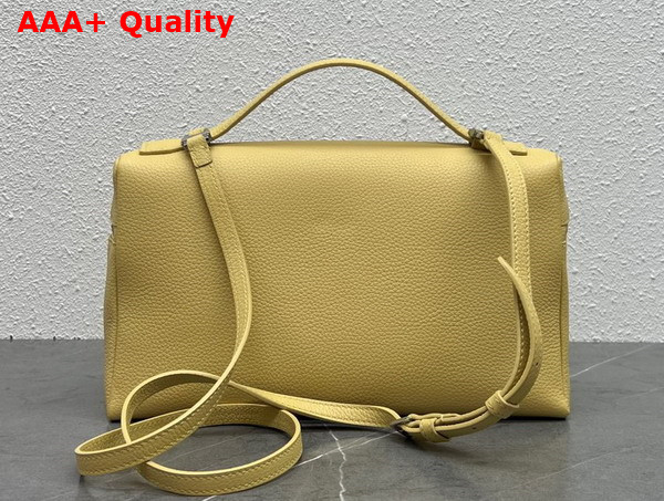 Loro Piana Extra Pocket Pouch L27 in Yellow Calfskin Replica