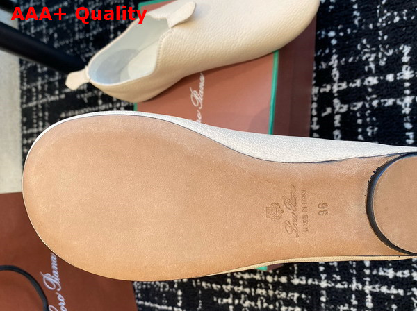 Loro Piana Floaty Flat Deerskin Cookie and Cream Replica