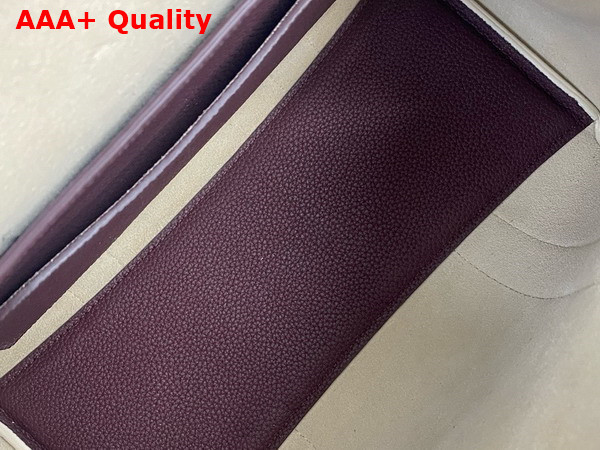 Loro Piana Loom Bag L25 Grained Calfskin Azuki Beans Sun Gold Replica