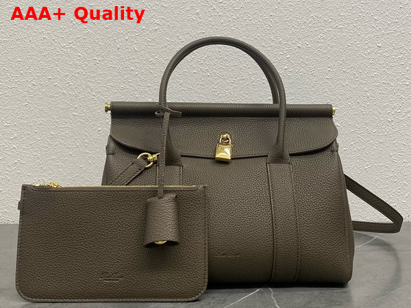 Loro Piana Loom Bag L25 Grained Calfskin Sicilian Capers Replica