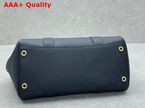 Loro Piana Loom Bag L32 Navy Blue Grained Calfskin Replica