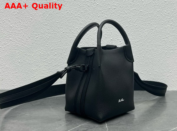 Loro Piana Micro Bale Bag in Black Calfskin Replica