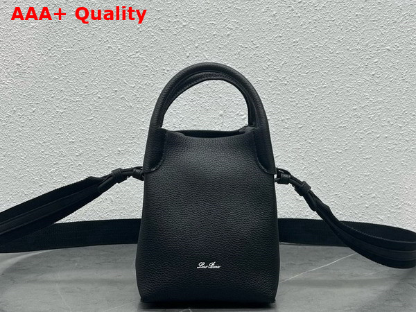 Loro Piana Micro Bale Bag in Black Calfskin Replica