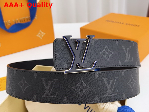 LV 3 Steps 40mm Reversible Belt Monogram Eclipse Canvas M0341V Replica