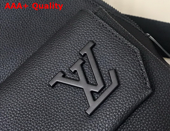 LV Aerogram Backpack in Black Grained Calf Leather M57079 Replica