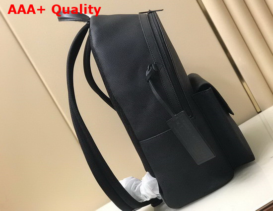 LV Aerogram Backpack in Black Grained Calf Leather M57079 Replica