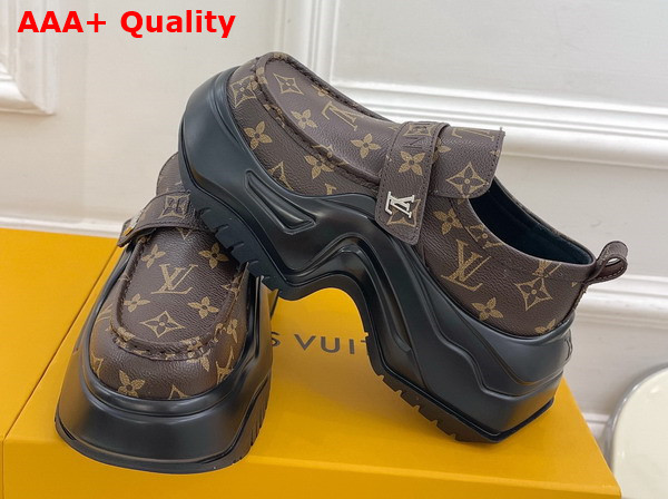 LV Archlight 20 Platform Loafer in Monogram Canvas Replica