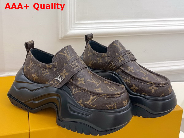 LV Archlight 20 Platform Loafer in Monogram Canvas Replica