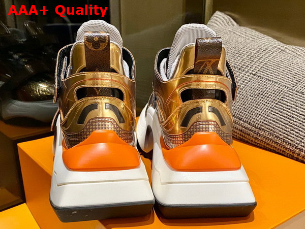 LV Archlight 20 Platform Sneaker in Gold Replica