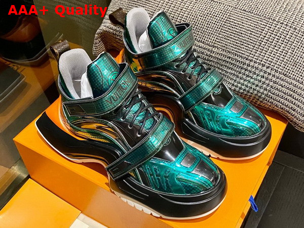 LV Archlight 20 Platform Sneaker in Green Replica