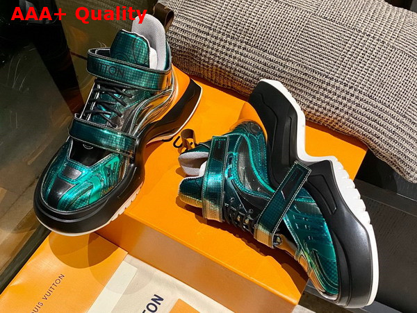 LV Archlight 20 Platform Sneaker in Green Replica