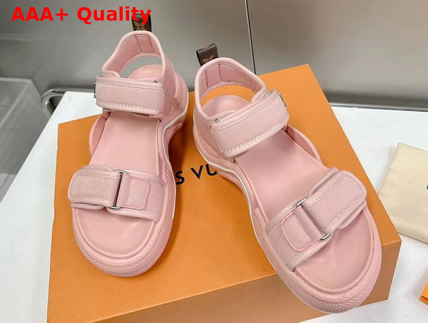 LV Archlight Sandal in Pink Canvas Replica