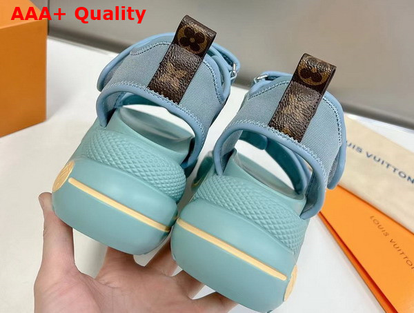 LV Archlight Sandal in Sky Blue Canvas Replica