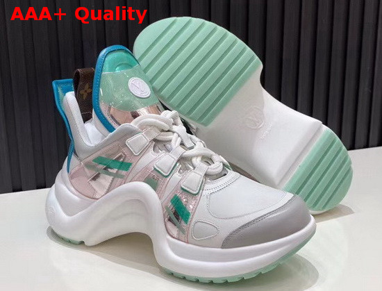 LV Archlight Sneaker Bleu Vert 1A65RU Replica