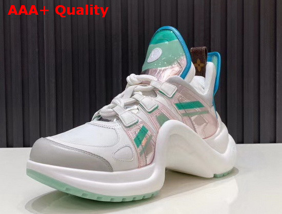 LV Archlight Sneaker Bleu Vert 1A65RU Replica